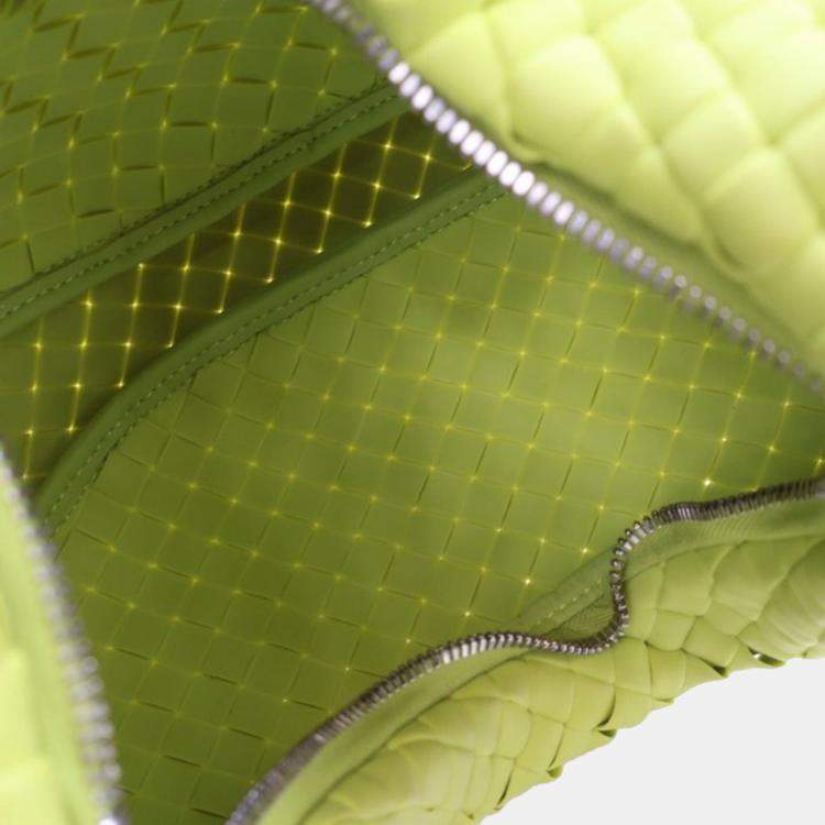 Pre Owned Bottega Veneta Mini Rubber Intrecciato Jodie