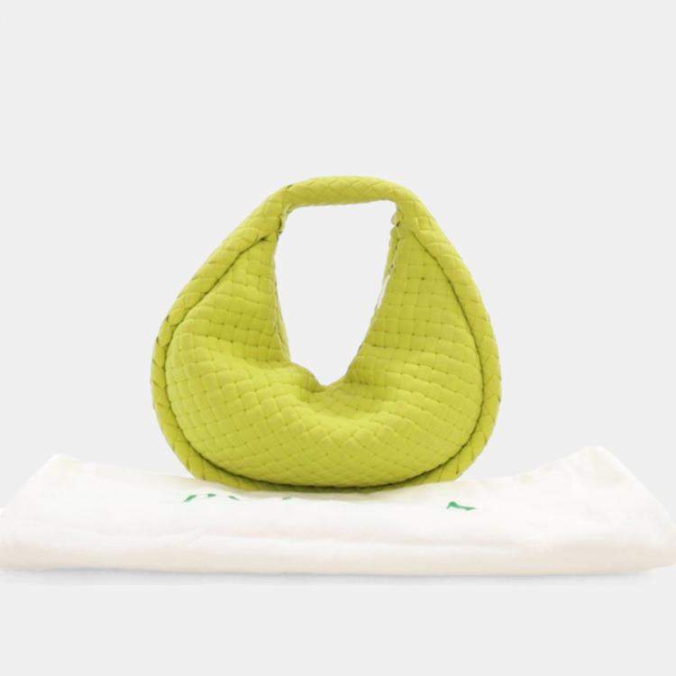 Pre Owned Bottega Veneta Mini Rubber Intrecciato Jodie