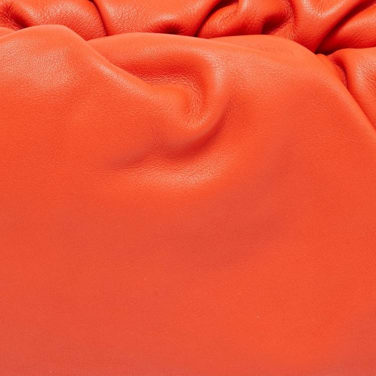 مملوكة مسبقًا حقيبة بوتيغا فينيتا جلد برتقالي تشين باوتش