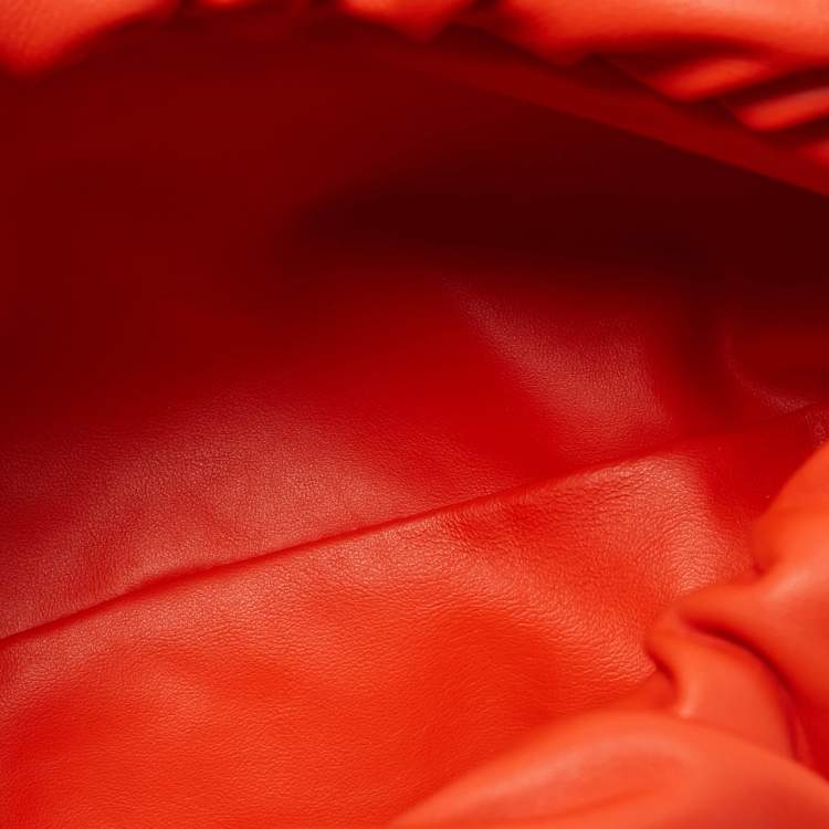 مملوكة مسبقًا حقيبة بوتيغا فينيتا جلد برتقالي تشين باوتش