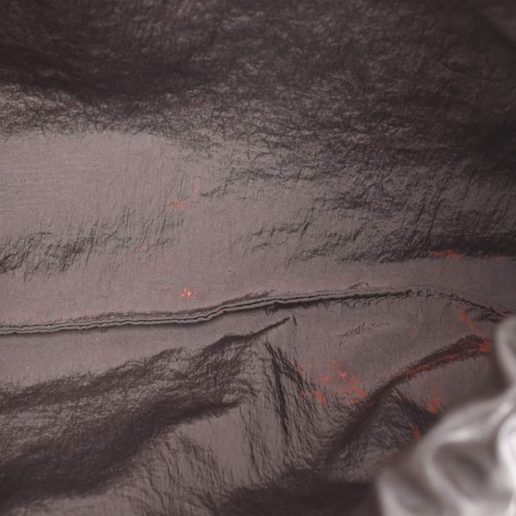 Pre Owned Bottega Veneta Dark Brown Intrecciato Leather Medium Dustbag Pouch