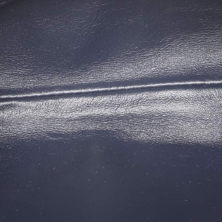 Pre Owned Bottega Veneta Tri Color Intrecciato Leather Concert Pouch