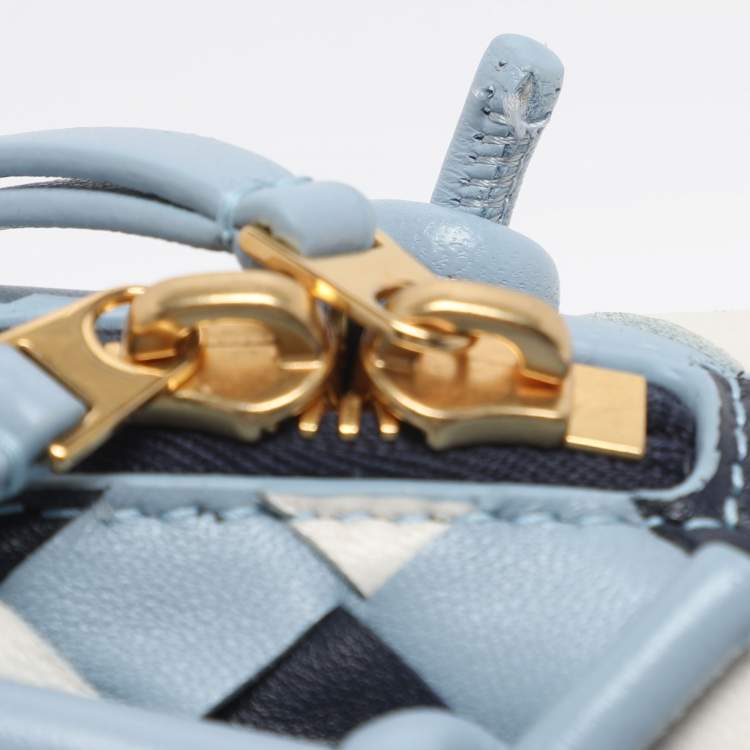 Pre Owned Bottega Veneta Tri Color Intrecciato Leather Concert Pouch