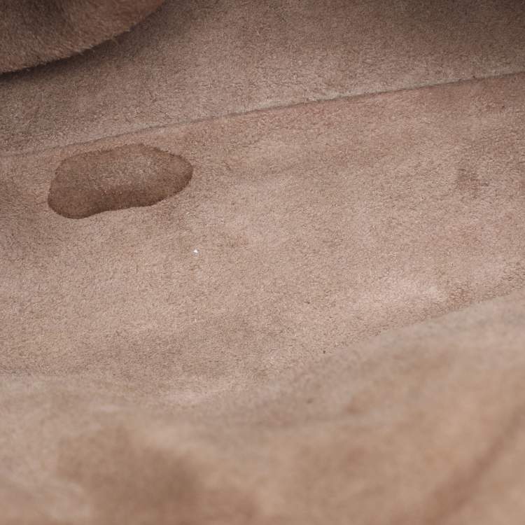 Pre Owned Bottega Veneta Piazza Small Multicolor Leather Top Handle Bag