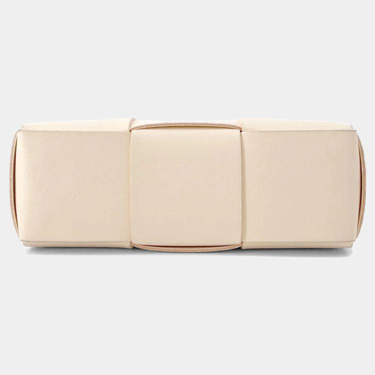 Pre Owned Bottega Veneta Intrecciato Arco 2Way A Tote Bag Macaron Lambskin Size Mini