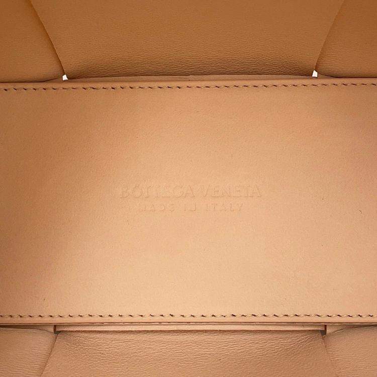 Pre Owned Bottega Veneta Intrecciato Arco 2Way A Tote Bag Macaron Lambskin Size Mini