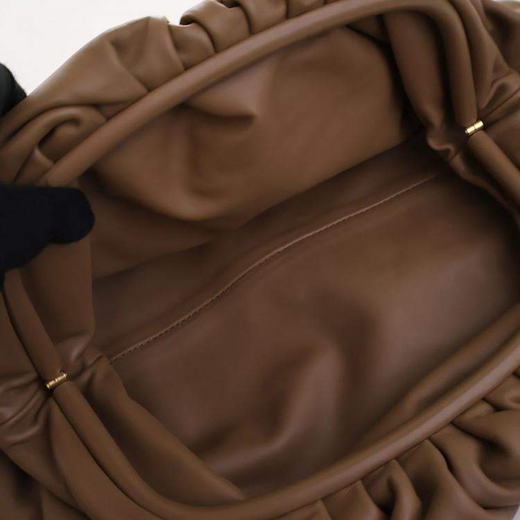 Pre Owned Bottega Veneta Lambskin The Pouch