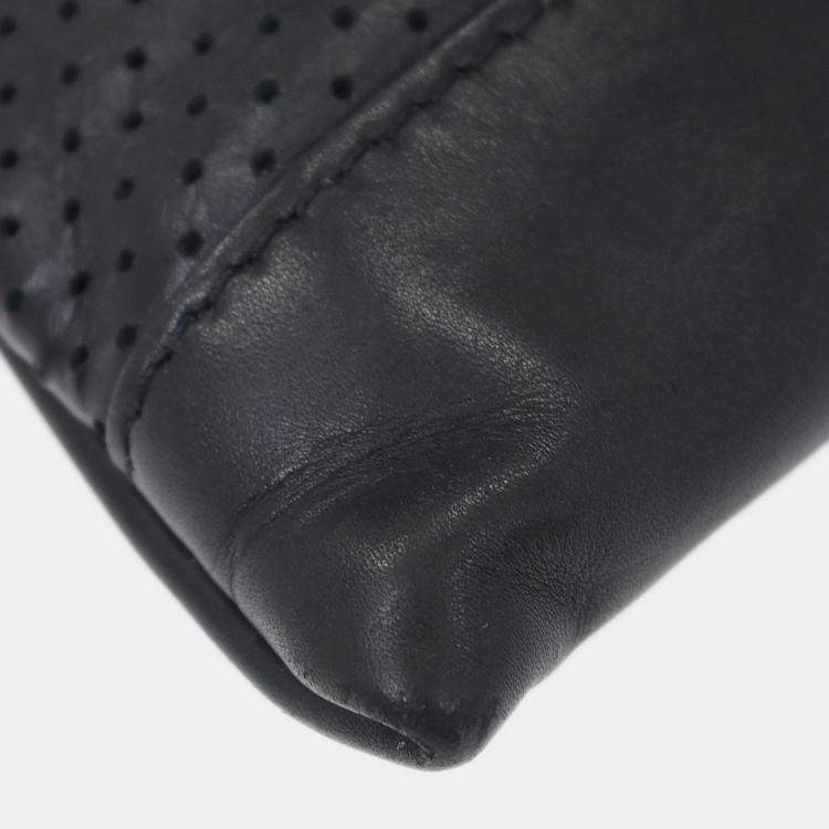 Pre Owned Bottega Veneta Black Shoulder Bag