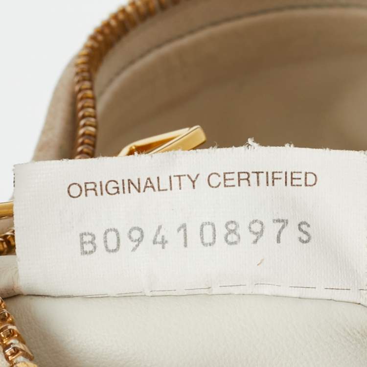 Pre Owned Bottega Veneta Mini BV Jodie White Intrecciato Leather Hobo