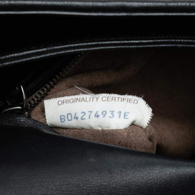 مملوكة مسبقًا Bottega Veneta Black Medium Nappa Intrecciato Olimpia Shoulder Bag