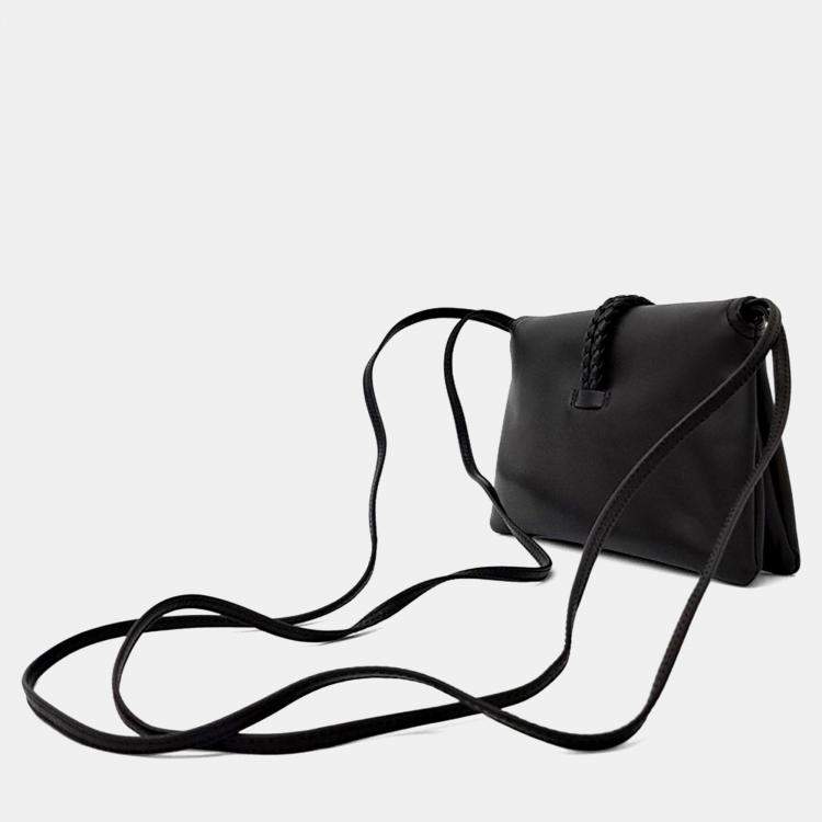 Pre Owned Bottega Veneta Brown Leather Baby Liberta