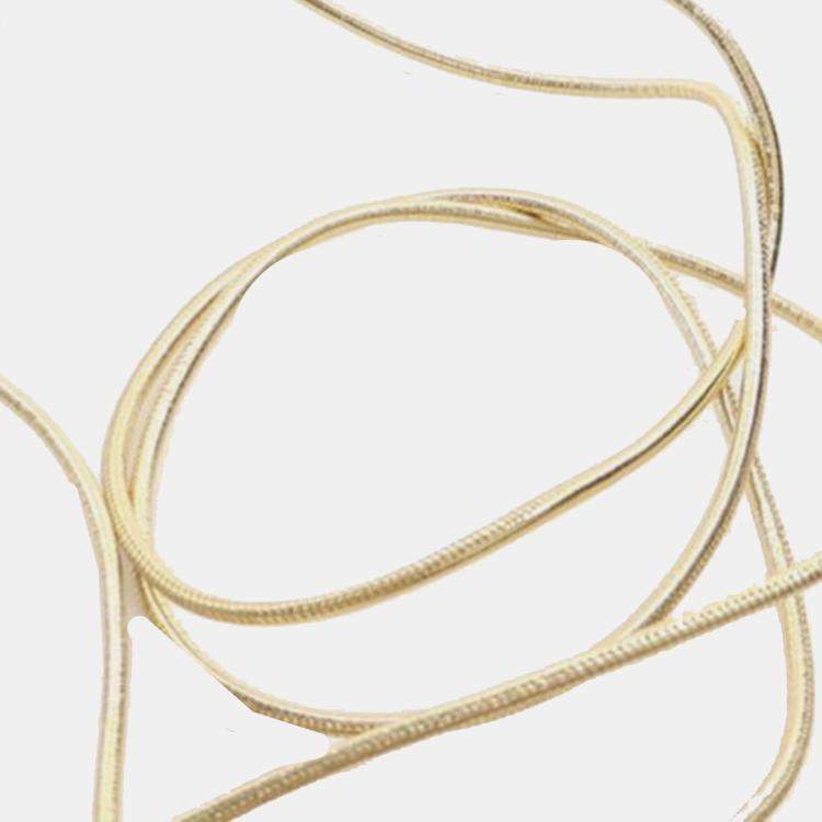 Pre Owned Bottega Veneta Gold Baby Metallic Lambskin Intrecciato Sardine