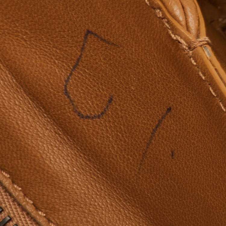 Pre Owned حقيبة يد توتس بوتيغا فينيتا جلد إنترشياتو بني آجريجادة