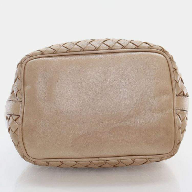 Pre Owned Bottega Veneta Vintage Intrecciato Bucket Bag
