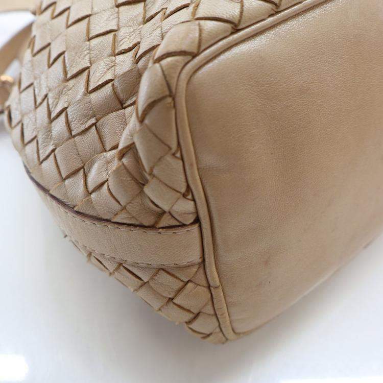 Pre Owned Bottega Veneta Vintage Intrecciato Bucket Bag