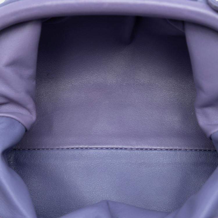 مملوكة مسبقًا Bottega Veneta Purple Lambskin The Mini Pouch Crossbody