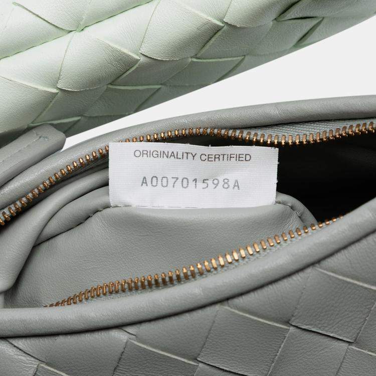 Pre Owned Bottega Veneta Small Bicolor Lambskin Intrecciato Gemelli Bag