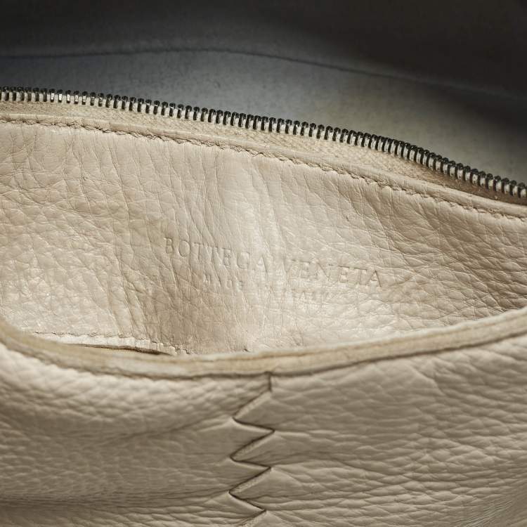 مملوكة مسبقًا Bottega Veneta Braided Handle Light Purple Leather Hobo