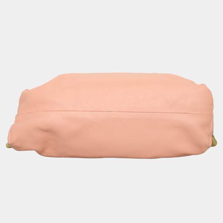 مملوكة مسبقًا Bottega Veneta Pink Calf Pouch With Chain