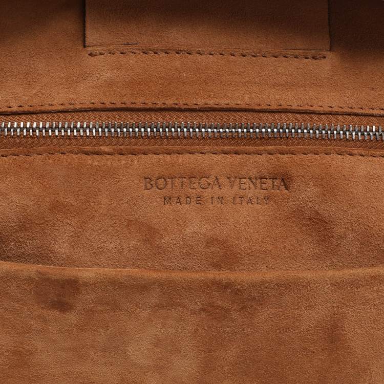 Pre Owned Bottega Veneta Arco Small Black Leather Tote