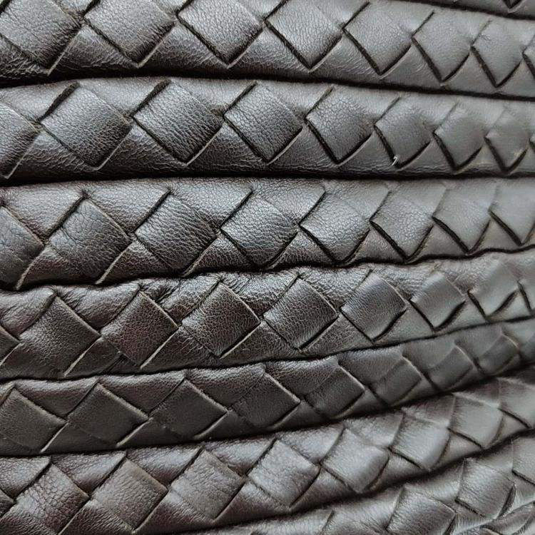 مملوكة مسبقًا Bottega Veneta Brown Leather Mesh Tote Bag