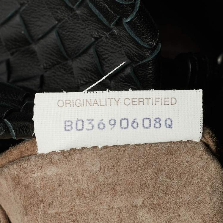 Pre Owned Bottega Veneta Cesta Black Intrecciato Leather Tote