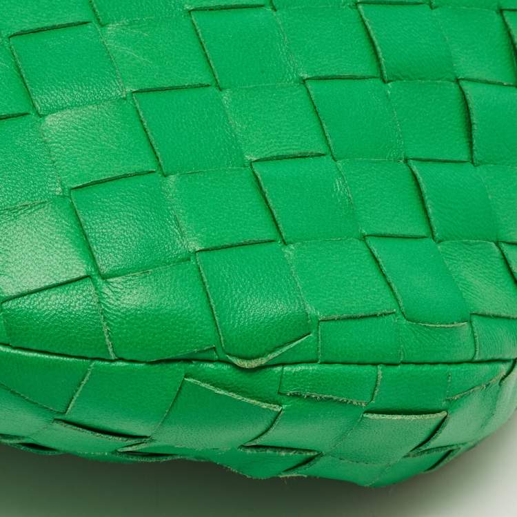 مملوكة مسبقًا Bottega Veneta Jodie Mini Intrecciato Leather Hobo