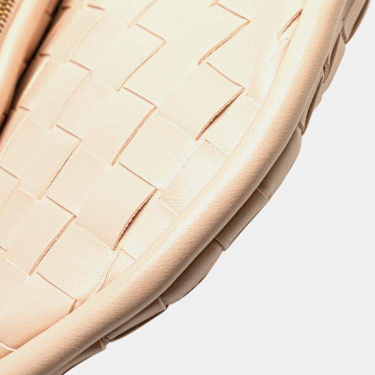 Pre Owned Bottega Veneta Pink Small Nappa Intrecciato Gemelli Hobo