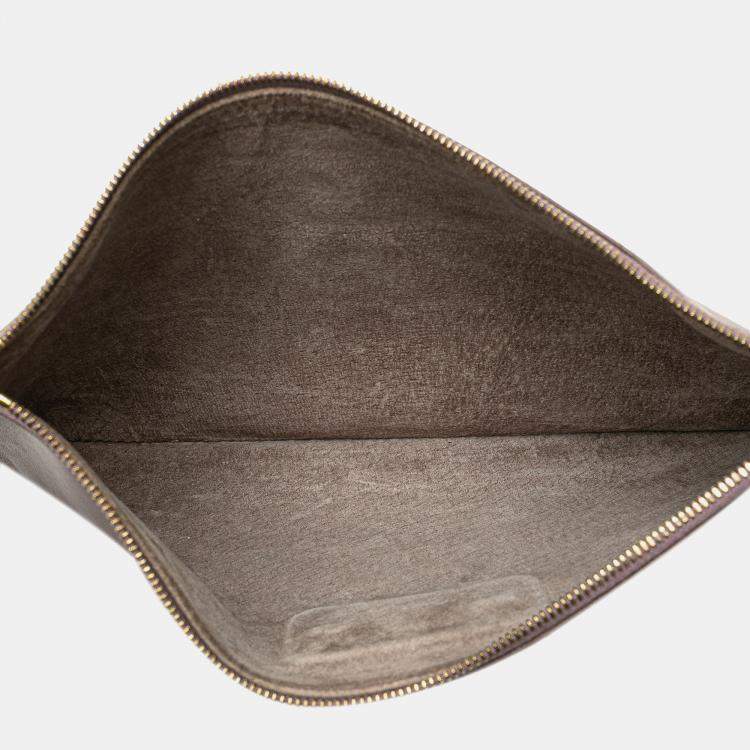 Pre Owned Bottega Veneta Pink Lambskin Intreccio Cabat Tote