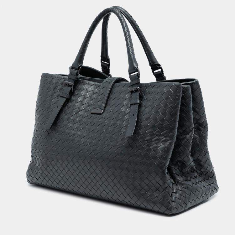 Pre Owned Bottega Veneta Medium Nappa Intrecciato Roma Tote