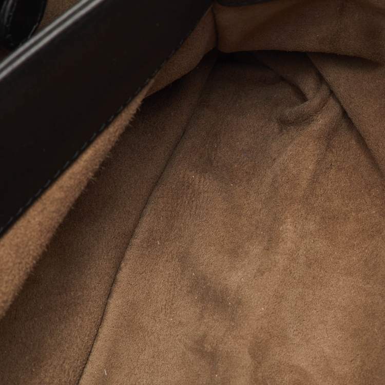 مملوكة مسبقًا Bottega Veneta Brown/Yellow Karung Leather and Watersnake Shoulder Bag