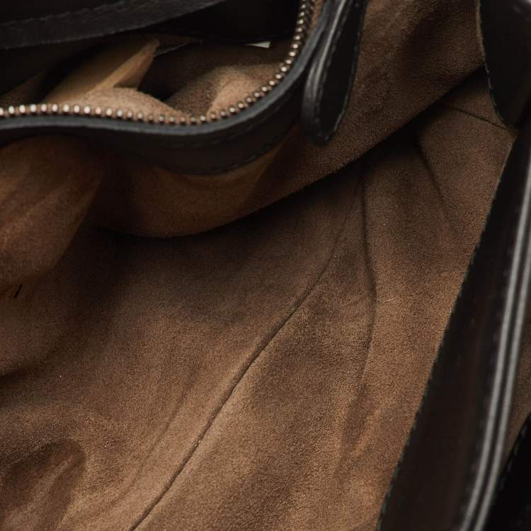 مملوكة مسبقًا Bottega Veneta Brown/Yellow Karung Leather and Watersnake Shoulder Bag