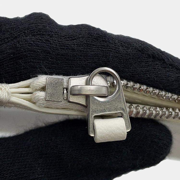 Pre Owned Bottega Veneta Maxi Intrecciato Candy Alco Tote Black/White Leather