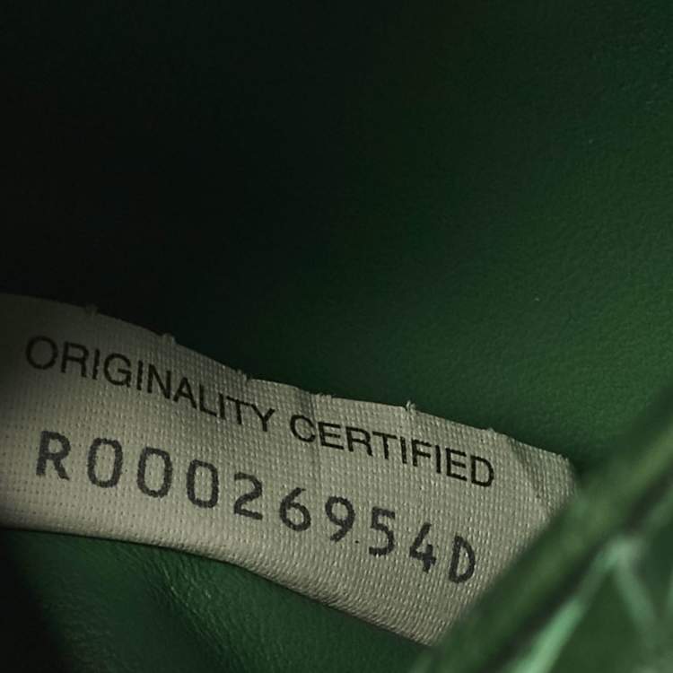 Pre Owned Bottega Veneta Jodie Mini Green Intrecciato Patent Leather Hobo