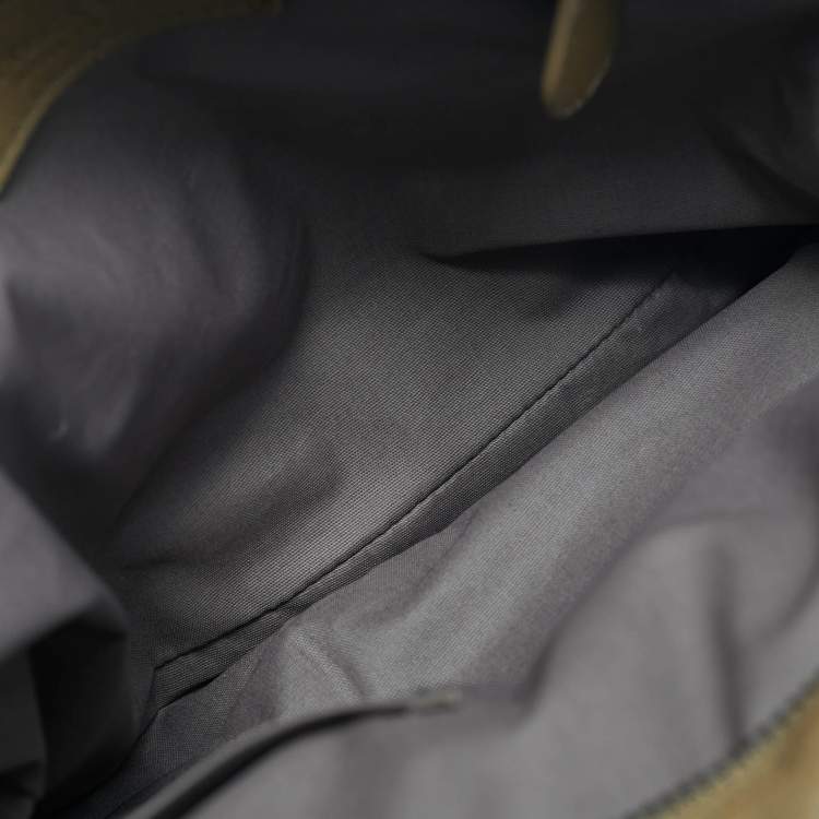 مملوكة مسبقًا Bottega Veneta Front Flap Olive Intrecciato Leather Shoulder Bag