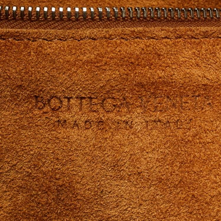 مملوكة مسبقًا حقيبة بوتيغا فينيتا أركو كبيرة جلد إنتريتشو بيج