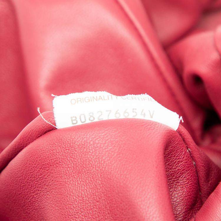مملوكة مسبقًا Bottega Veneta Red Nappa Intrecciato The Pouch