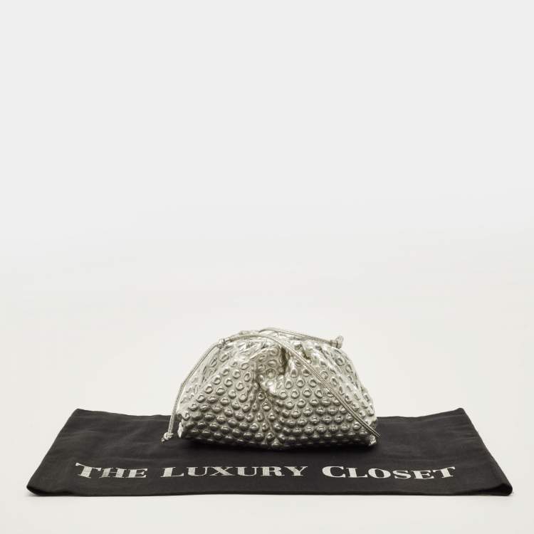 Pre Owned حقيبة بوتيغا فينيتا جلد أخضر صغيرة ذا باوتش