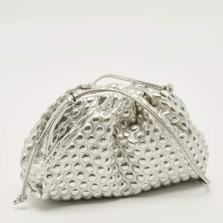 Pre Owned حقيبة بوتيغا فينيتا جلد أخضر صغيرة ذا باوتش