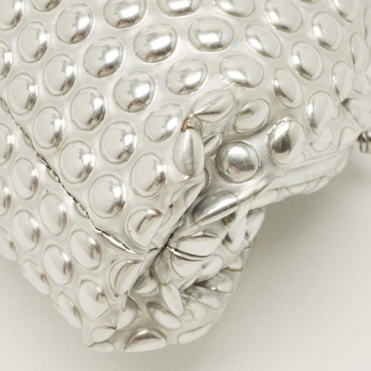 Pre Owned حقيبة بوتيغا فينيتا جلد أخضر صغيرة ذا باوتش