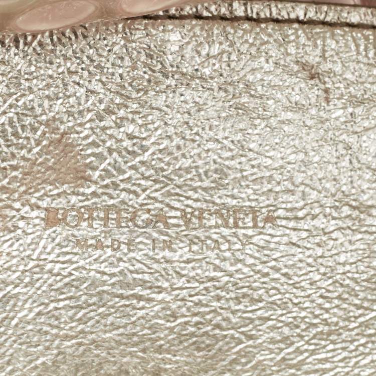 Pre Owned حقيبة بوتيغا فينيتا جلد أخضر صغيرة ذا باوتش