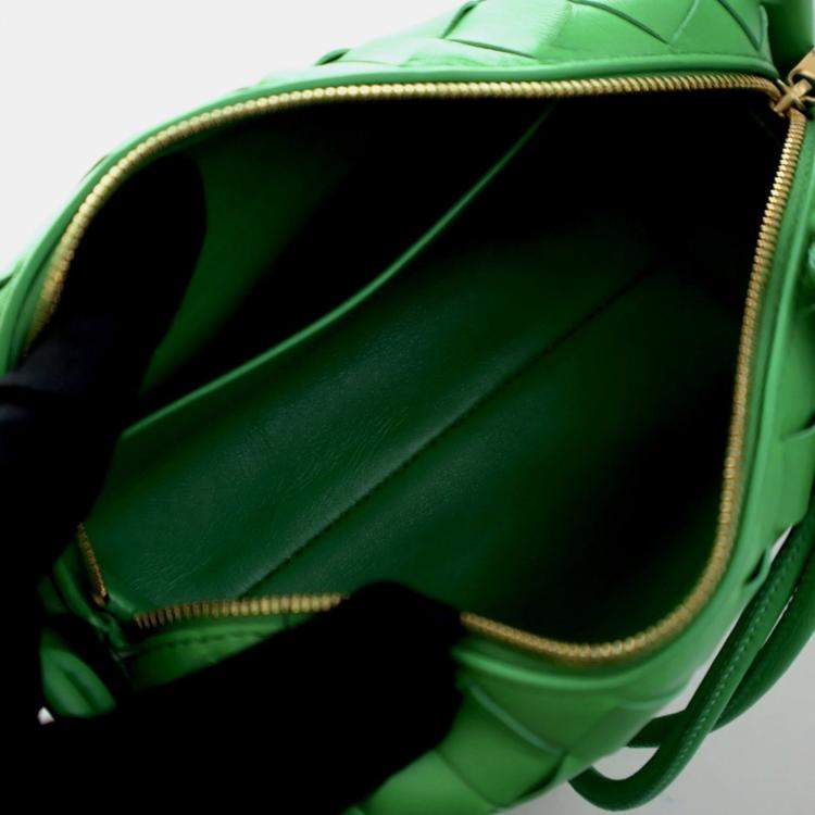 Pre Owned Bottega Veneta Mini Intrecciato Calfskin Loop Camera Bag