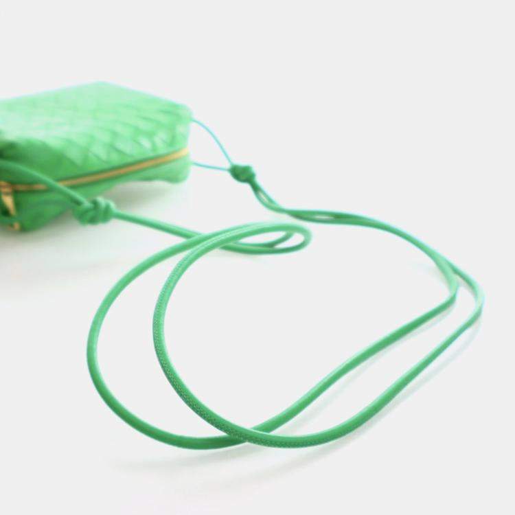 Pre Owned Bottega Veneta Mini Intrecciato Calfskin Loop Camera Bag