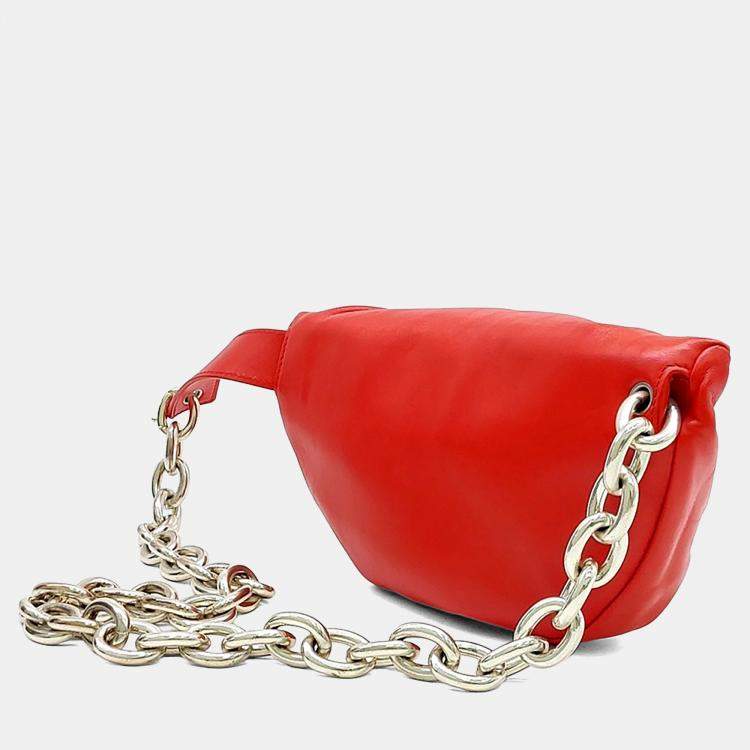 Pre Owned Bottega Veneta Chain Belt Bag