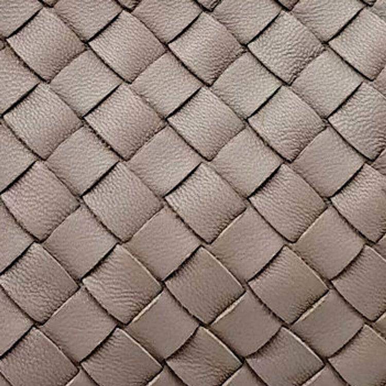 Pre Owned Bottega Veneta Pink Leather mesh shoulder bag