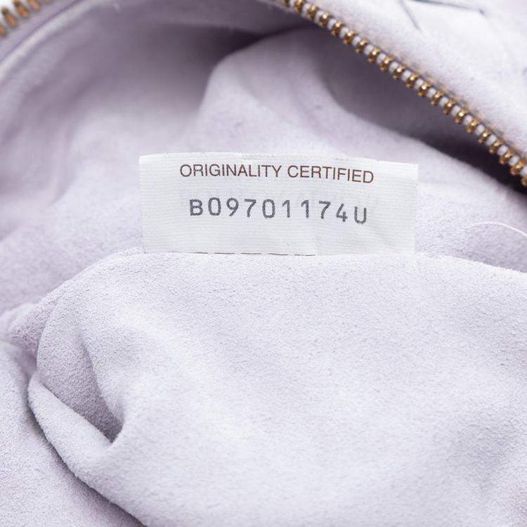 Pre Owned Bottega Veneta Purple Teen Suede Intrecciato Jodie