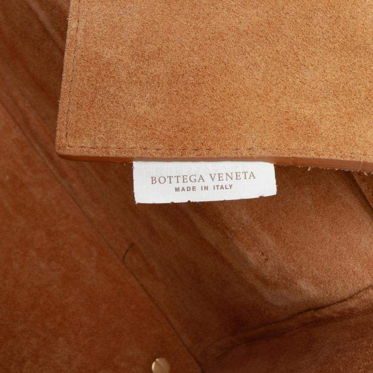 Pre Owned Bottega Veneta Black Grained Calfskin BV Angle Shoulder Bag