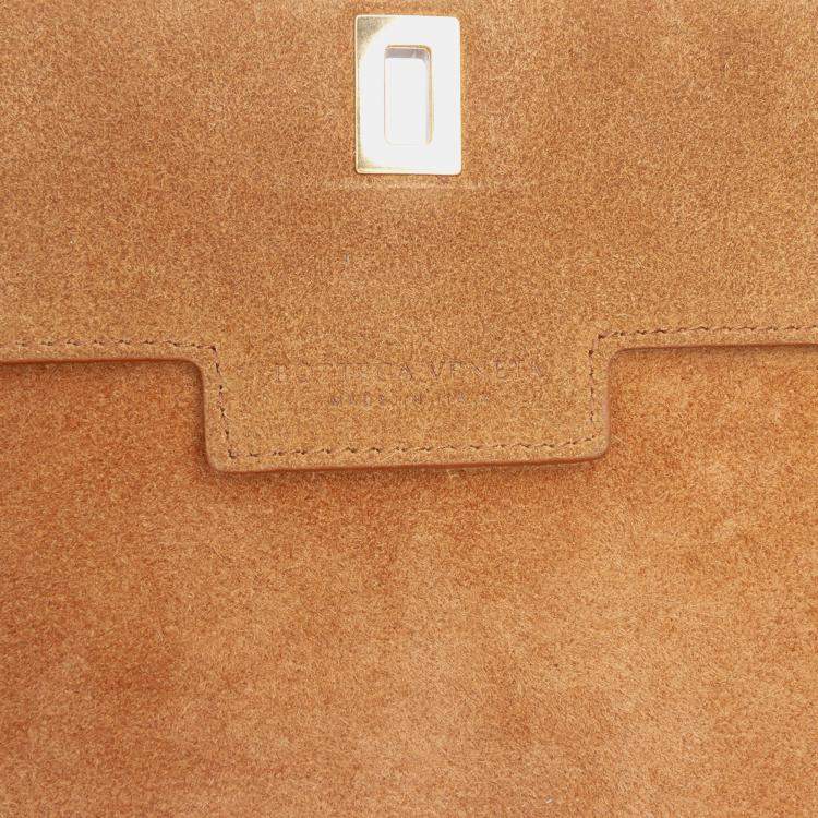 Pre Owned Bottega Veneta Black Grained Calfskin BV Angle Shoulder Bag