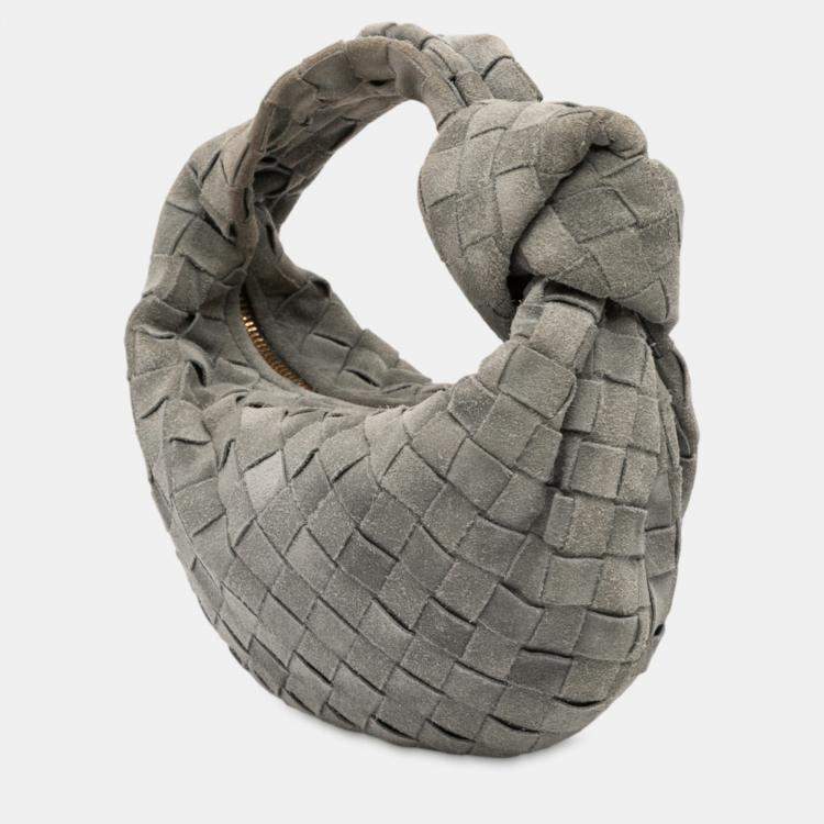 مملوكة مسبقًا Bottega Veneta Mini Suede Intrecciato Jodie