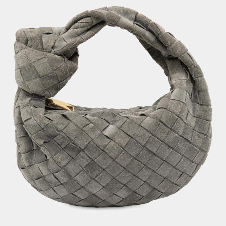 مملوكة مسبقًا Bottega Veneta Mini Suede Intrecciato Jodie